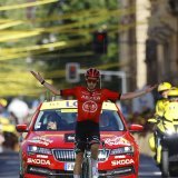 Kévin Vauquelin a remporté sa première victoire sur un grand tour. Keystone/EPA/KIM LUDBROOK
